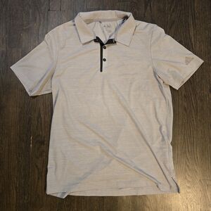 Adidas Men's Gray Polo Shirt